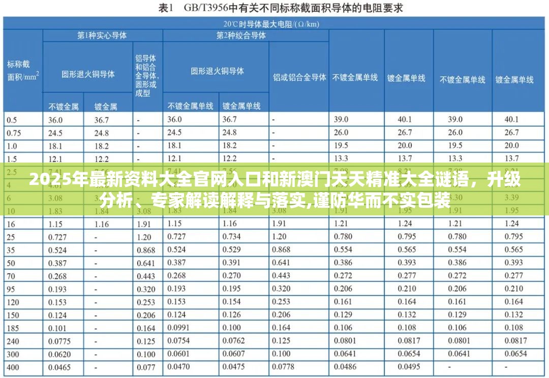 2025年最新资料大全官网入口和新澳门天天精准大全谜语，升级分析、专家解读解释与落实,谨防华而不实包装